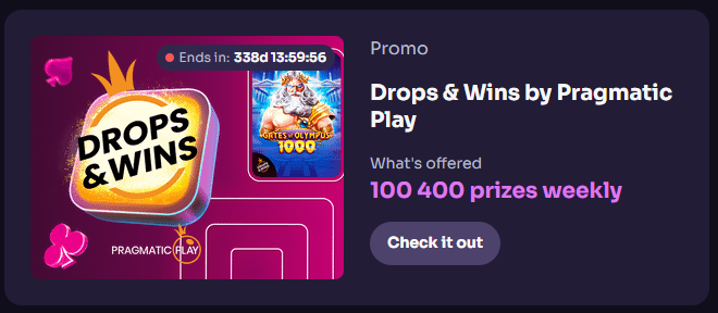 Drops & Wins by Pragmatic Play – 100.400 wöchentliche Preise